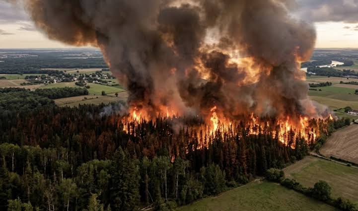 Major fire in the Fontainebleau forest, A6 closed and trains disrupted - Sortiraparis.com
