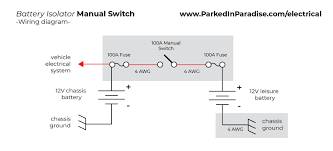 Two way switching schematic wiring diagram (3 wire control). Rg 9656 Battery Isolator Wiring Diagram Together With Guest Battery Isolator Wiring Diagram