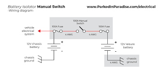 A wiring diagram is a simplified conventional pictorial representation of an electric circuit. Eh 6891 Battery Isolator Wiring Diagram Together With Guest Battery Isolator Download Diagram