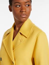 Max mara yellow coat best sale