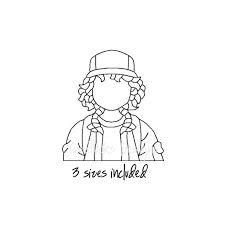 Dustin Outline Sketch Stranger Things Embroidery Design 3 Sizes Included 2 3 4 No Jump Stitche Stranger Things Embroidery Machine Embroidery To create and open brain hole, it lasted for 3 years, with countless maintenance masters, constantly modifying, updating, checking repeatedly, and experiencing thousands of people's tests, and finally came out.we want to cry,want to smile,want you appreciate it ! dustin outline sketch stranger things