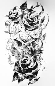 The skull and roses tattoo is one of the most popular skull tattoos which are heavily carried by women. Pin On Moi Sohranennye Materialy Skull Rose Tattoos Skull Tattoo Design Skull Tattoo Flowers