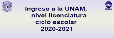Registro de aspirantes por internet: Ingreso A La Unam Nivel Licenciatura Ciclo Escolar 2020 2021