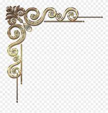 Simple black and white border design. Pics Photos Fancy Gold Corner Borders Gold Border Clip Gold Corner Border Design Png Transparent Png 103169 Pinclipart