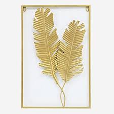 Gold metal leaf wall decor world market. Amazon Com Gold Leaf Wall Decor