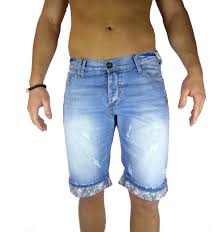 Le choix et la qualité sont sur blancheporte.fr. Pantacourt Homme En Jeans Fleur Y968 Pas Cher Pour 44 90