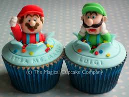 So she threw him a mario themed birthday party with some amazing touches including this one. Pin By Kathy Cowan On Cupcakes Cake Pops Cupcake Cakes Fun Cupcakes Cute Cakes