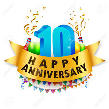 In my opinion, it makes it the easiest to remember.tin sounds almost like ten! Happy 10th Anniversary Celebration Royalty Free Cliparts Vectors And Stock Illustration Image 67913463