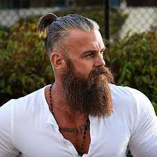 man with long hair and beard long hair styles men long hair styles viking hair
