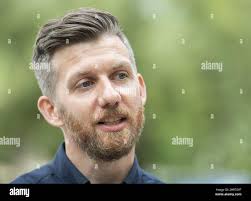 Jonathon Sumner, a CEGEP physics teacher is shown at Dawson College in  Montreal, Monday, August 23, 2021, as students return to in class learning.  THE CANADIAN PRESS/Graham Hughes Stock Photo