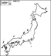 A map of japan with bits of the east asian coastline. Japan Free Maps Free Blank Maps Free Outline Maps Free Base Maps