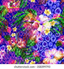 This pattern tells my story in bright hues and reserved details. Blue Neon Floral Pattern On Leopard Stock Illustration 358399793