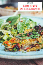 Vegane Gemuse Fritatta Aus Kichererbsenmehl Barsista In 2020 Veggie Recipes Food Blog Chickpea Flour