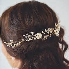 If you are looking for wedding hairstyles headband hairstyles examples, take a look. The Gold Plated Pearl Wedding Hair Headband Ml 0081 Bridal Wedding Hair Band