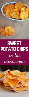 Homemade Sweet Potato Chips Microwave Video Recipe Sweet Potato Chips Homemade Sweet Potato Chips Recipes