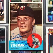 Happy 89th birthday to Nimrod, Minnesota native Dick Stigman. He was an  All-Star with Cleveland as a rookie in 1960. Over his first two seasons  with the Twins, he won 27 games,