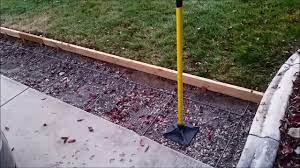 /r/diy should not be your first stop for your question. Concrete Driveway Addition Prep Work Part 1 Youtube