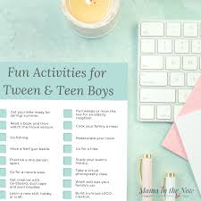 Young age it's one of the great hobbies for teenage girls and boy as well, . 20 Fun Activities To Keep Your Tween And Teen Boys Happy
