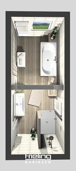 Das Bad Aus Zwei Raumen 3d Planung Vogelperspektive Badezimmer Grundriss Bad Moderne Bader
