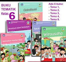 Download buku paket pendidikan matematika kelas 4 5 6 sd/mi kurikulum 2013 edisi revisi 2018 semester 1 dan 2. Download Buku Tematik Kelas 6 K13 Revisi 2018 Melajah Web Id