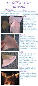 Furry ears yarn ear tutorial! Cat Ear Tutorial By Obsessedxshipper On Deviantart