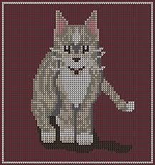 Little Kitty Knitting Chart Pattern By Melanie Nordberg