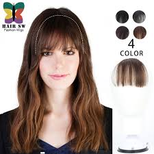 Human hair clip in fringe light breathable air bangs front hairpiece us shipping. Bangs Hair Clip Extension Novocom Top