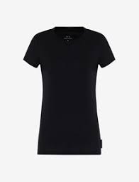 The collection by emporio armani features the finest italian t shirts for women. Armani Exchange Slim Fit Short Sleeve Pima Cotton T Shirt Solid T Shirt For Women A X Online Store