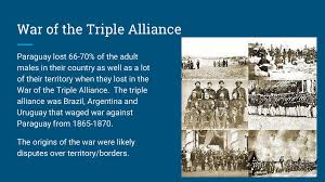 The paraguayan war, also known as the war of the triple alliance was a south american war fought from 1864 to 1870, between paraguay and the triple alliance of argentina, the empire of brazil. Paraguay Ppt Download