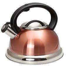 Creative Home 77066 Alexa Stainless Steel Whistling Tea Kettle With Aluminum Capsulated Bottom For Quick Heat Distribution 3 In 2021 Stovetop Kettle Tea Kettle Kettle
