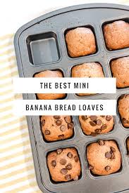 Mini Banana Bread Loaves Recipe Mini Banana Bread Recipe Easy Banana Bread Recipe Pampered Chef Brownie Pan Recipes
