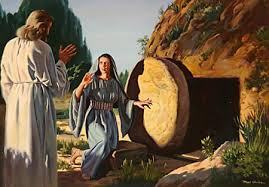 Image result for images jesus surprises mary at empty tomb