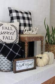 Black White Buffalo Check Beauty For Ashes Fall Home Decor Fall Decor Decor