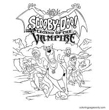 The spruce / ashley deleon nicole these free pumpkin coloring pages will be sna. Legend Of The Vampire Coloring Pages Scooby Doo Coloring Pages Coloring Pages For Kids And Adults