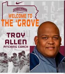 Big shout out to our guy, Troy Allen! Troy joins Head Coach Denny Bowers  staff as Pitching Coach at Susquehanna University! #pitchingcoach  #riverhawks #collegebaseball