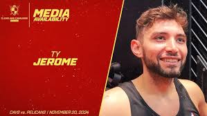 Cleveland Cavaliers Guard Ty Jerome Meets with Media After His Career Night  Vs. Pelicans
