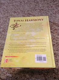 Tonal harmony, 8th edition by stefan kostka and dorothy payne and byron almén. Tonal Harmony Seventh Edition 1790308122