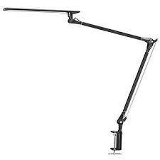 Phive Led Desk Lamp Architect Task Lamp Metal Swing Arm Dimmable Drafting Table Lamp With Clamp Touch Control Eye Care Technol Desk Lamp Led Desk Lamp Lamp