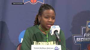 Jacksonville University S Head Coach Yolett Mcphee Mccuin Ncaa Tournament Press Conference Youtube