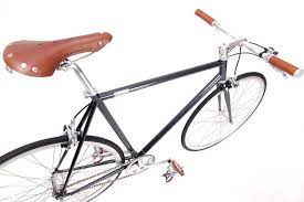 urban bike cushy black 3 gang leder vintage fahrrad fixie fahrrad retro rennrad