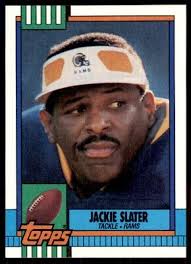 1990 Topps Jackie Slater Football Cards #69