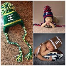 Knit Hat Baby Boy Baby Girl Photo Prop Ready To Ship Newborn Crochet Green Bay Packers Football Hat Accessories Baby Accessories Korpuslingerie Com Br