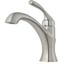 More than 100 different faucets are currently available from pfister, offering a wide variety of styles in several different collections so an upgraded look can always be achieved. Pfister Lf 042 Edkk Brushed Nickel Elden 1 2 Gpm Single Hole Bathroom Faucet With Pop Up Drain Assembly Faucetdirect Com