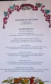 Cinderella S Royal Table Breakfast Menu 001 Caramel Apples Traditional Breakfast Disney Food
