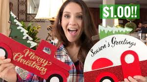 Dollar Tree Haul Christmas Camper Red Truck Decor 2019 Youtube Red Truck Decor Christmas Red Truck Dollar Tree Haul