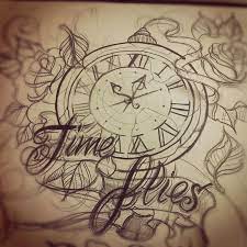 Saved by kellie read stewart. Time Flies Tattoo Design Sketch Time Timeflies Tattoo Sketch Time Flies Tattoo Clock Tattoo Flying Tattoo