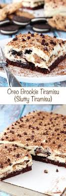 Oreo Brookie Tiramisu Amazing Italian Inspired Dessert Recipe Desserts Tiramisu Recipe Food