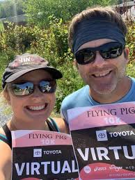 Some of Cincinnati's running legends at the Strolling Jim today