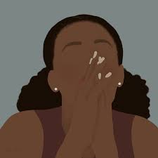 Praying Hands Unprofessional Mom Studio Black Art Painting Black Artwork African American Art