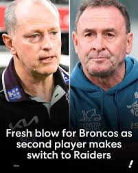 The Canberra Raiders have poached a second player from the Brisbane Broncos  in the space of a week 👀 #NRL